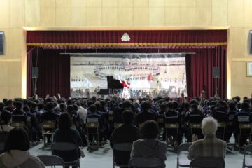 2023.12.4下関市立菊川中学校「人権講演会」ちひろコンサート