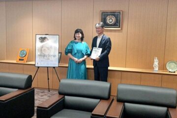 2025.9.19山口市長表敬訪問【日本コロムビアからのメジャーデビューをご報告】