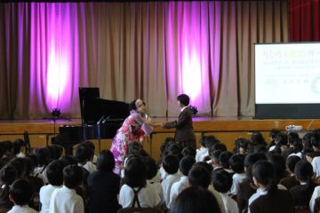 10/25山陽小野田市立高泊小学校にて