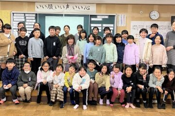 母校・山口市立大殿小学校へ