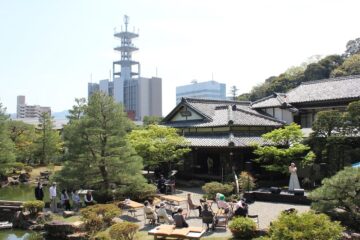 名勝「山水園」桜まつりステージ